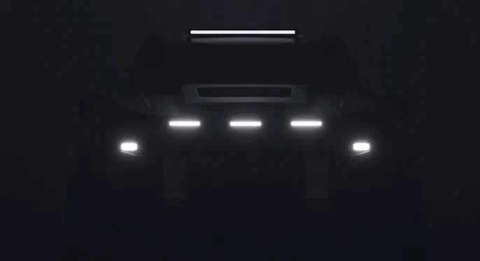 Rezvani показав тизер нового Fortress: 850-сильний пікап у стилі броньованого монстра