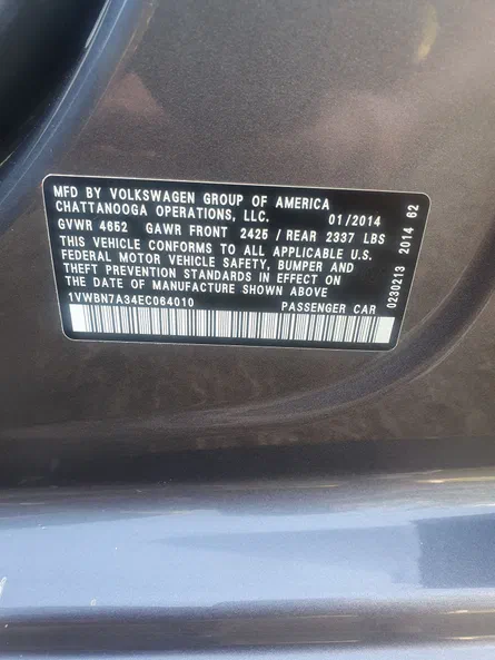 Volkswagen Passat 2014 - 4
