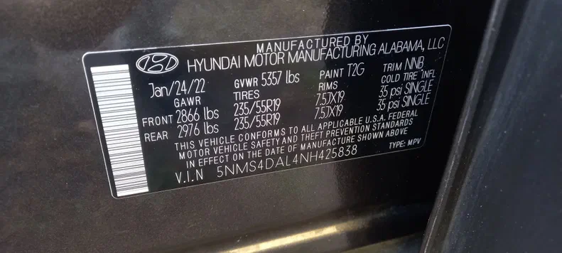 Hyundai Santa Fe 2022 - 10