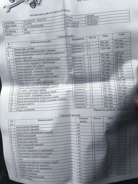 Chevrolet Lacetti 2004 - 17