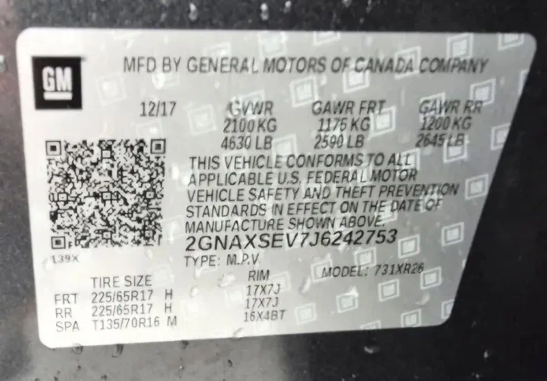 Chevrolet Equinox 2017 - 11