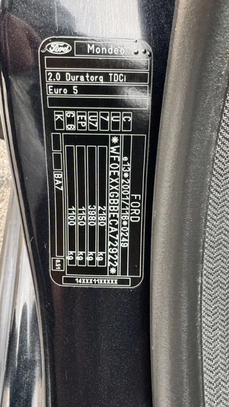 Ford Mondeo 2012 - 11
