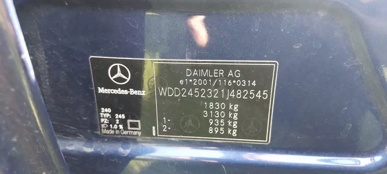 Mercedes-Benz B-Клас 2009 - 10