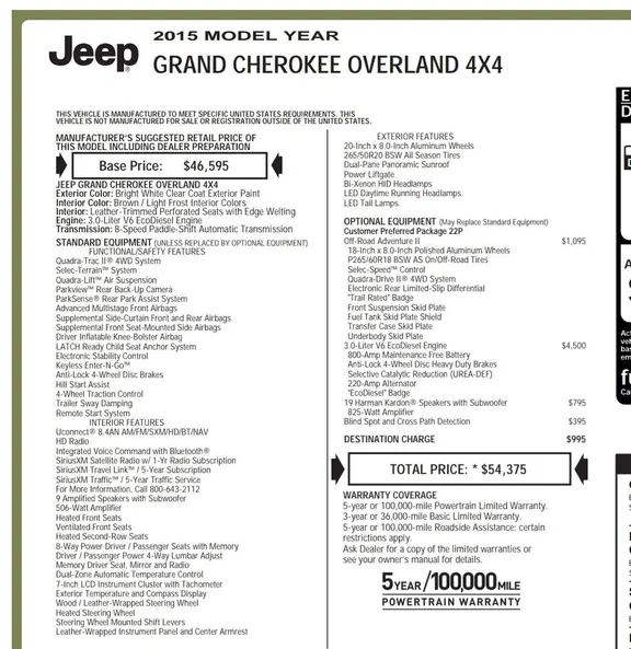 Jeep Grand Cherokee 2015 - 12