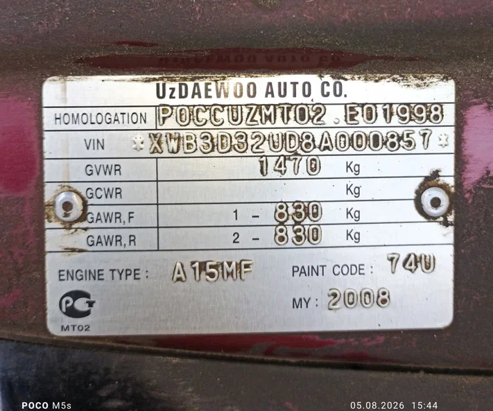 Daewoo Nexia 2008 - 11