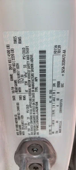 Ford Escape 2019 - 16